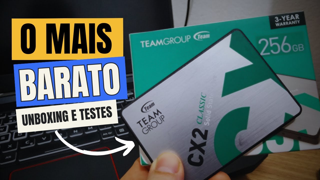 TEAM GROUP CX2 CLASSIC 1TB SSD 2.5インチ×2 SSD Team Group GX2, 1TB, 2.5, Sata III 6GB/s, Leitura 530MB/s