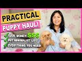 PRACTICAL PUPPY HAUL| New Dog Checklist | The Poodle Mom