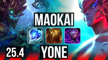 MAOKAI vs YONE (TOP) | KR Master | 25.4