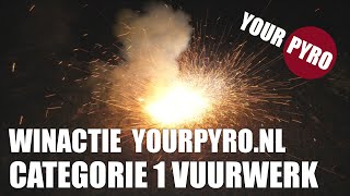 Categorie 1 Vuurwerk Afsteken Winactie Yourpyro.nl