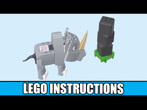 LEGO Instructions | LEGO Super Mario | 71420 | Rambi the Rhino