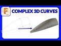 Surface mastery part 6  how to create 3d projected curves for complex surfaces cardesign