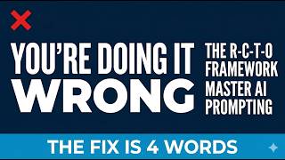 How to Use AI Like a Pro: The 4-Part Prompt Framework Nobody Teaches You (2026)