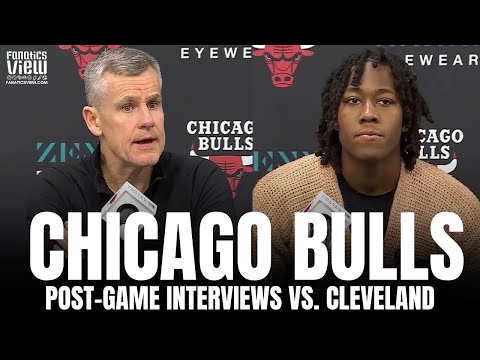 Ayo Dosunmu & Billy Donovan React to Alex Caruso Return to Chicago Bulls, Bulls Win vs. Cavs