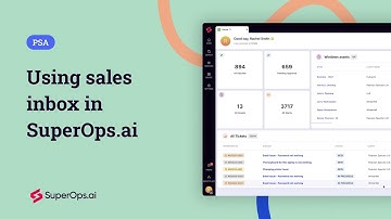 Using sales inbox in SuperOps.ai