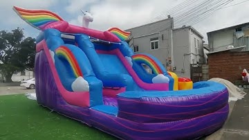Inflatable Unicorn Water Slide