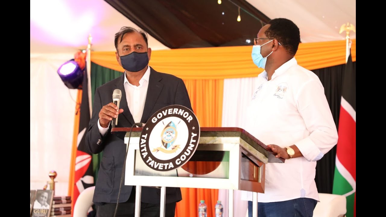 H.E Granton Samboja hosts billionaire Narendra Raval during the 2021 Youth Business Summit