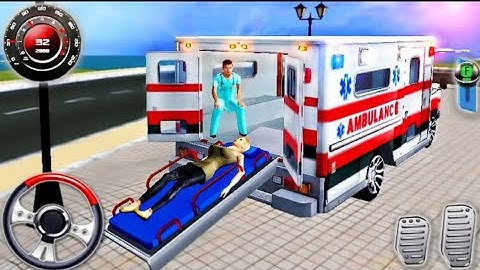 Ambulance Robot Car Transform - Emergency Robot City Rescue Simulator - Android ios Gameplay
