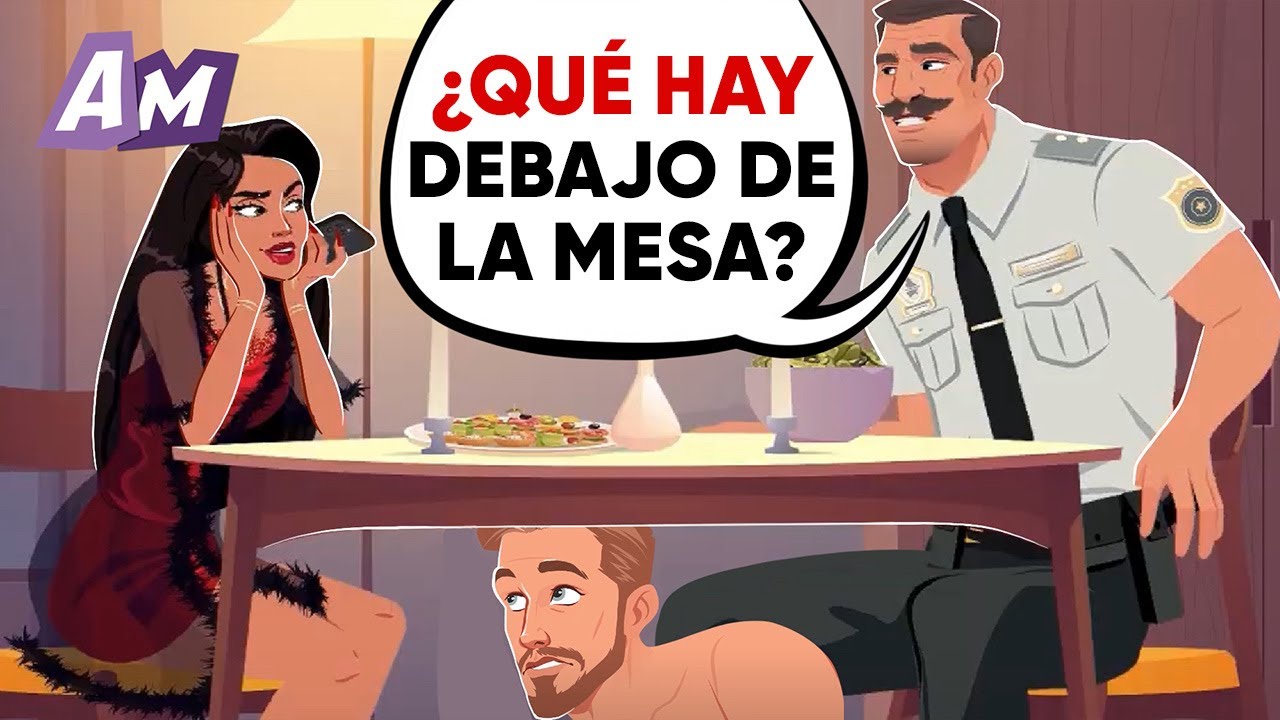 Un Marido Celoso No Notó Al Amante De Su Mujer Bajo La Mesa