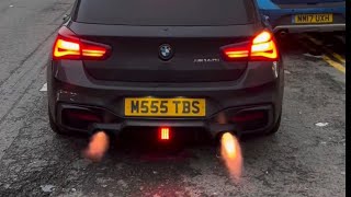 Bmw M140i 468Hp 655Nm Stage 2 - Brutal Fire flames exhaust