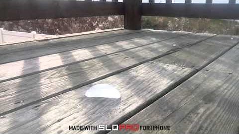 Exploding Ice Cube Slow Motion