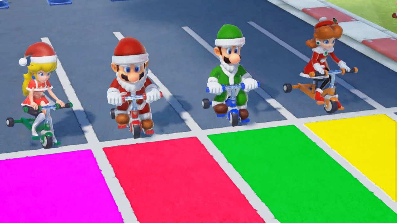 Super Mario Party - Peach Christmas Wins By Doing Absolutely Everything ...