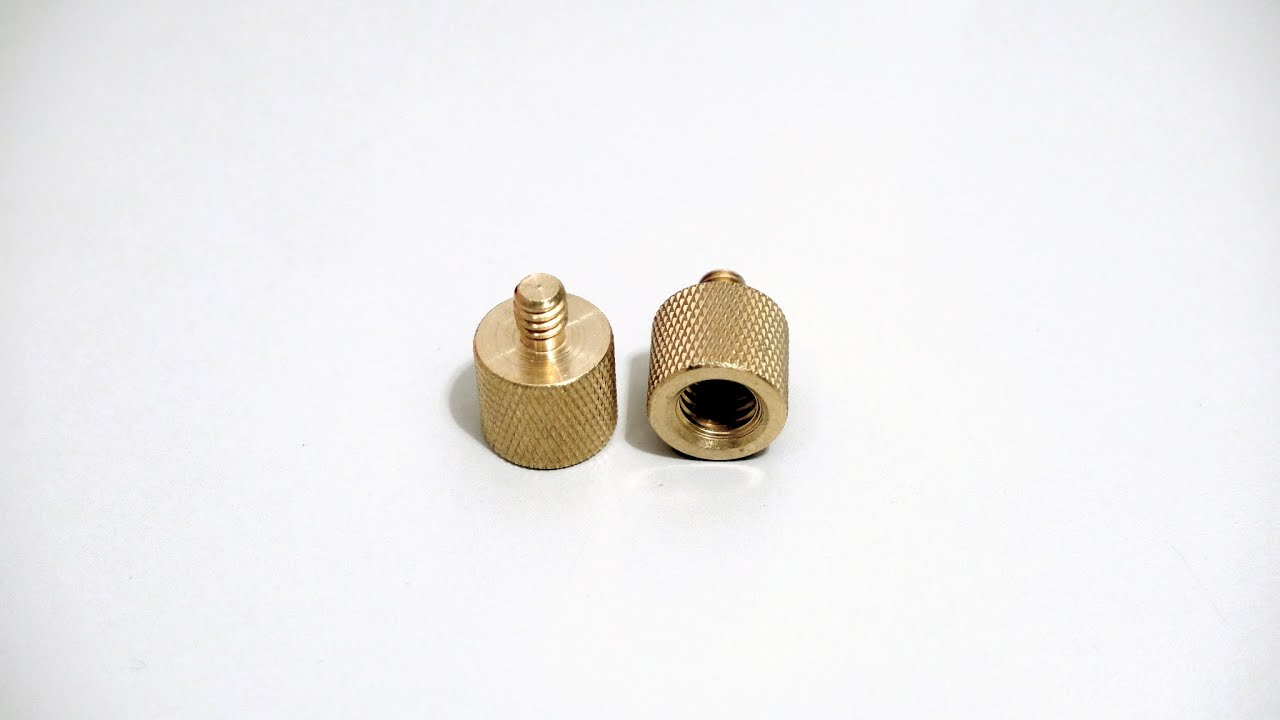 Tripod camera thread screw adapter 3/8 to 1/4 female male converter