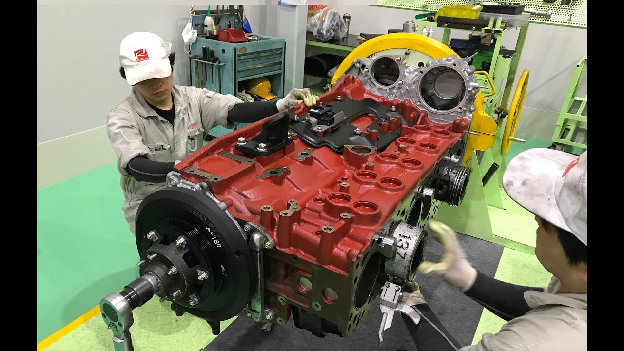 日野リトラックス　工場紹介　リビルト工程