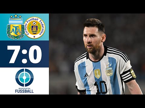 Messi-Dreierpack! La Pulga knackt die 100-Tore-Marke für die Albiceleste | Argentinien - Curaçao