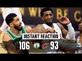 Instant reaction jayson tatum jaylen brown lead celtics to game 3 win in cleveland
