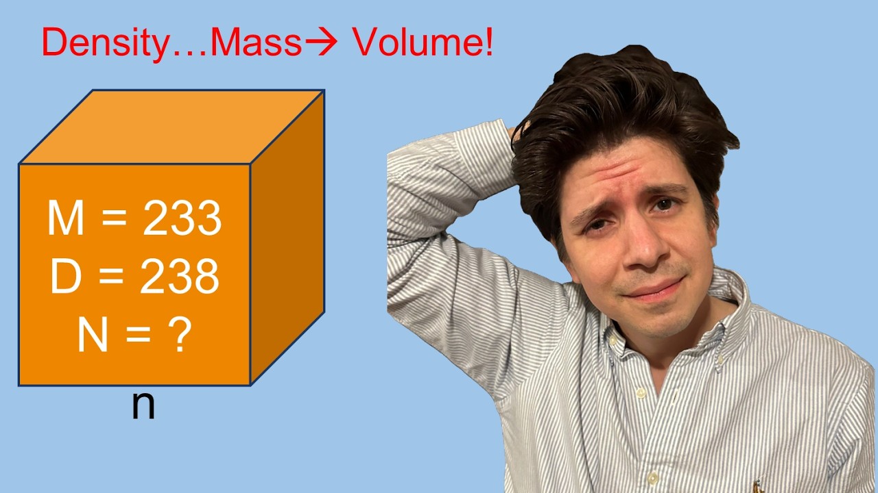 Sat Density Math Problem Solve This Tricky SAT Density Question if You Dare! - YouTube