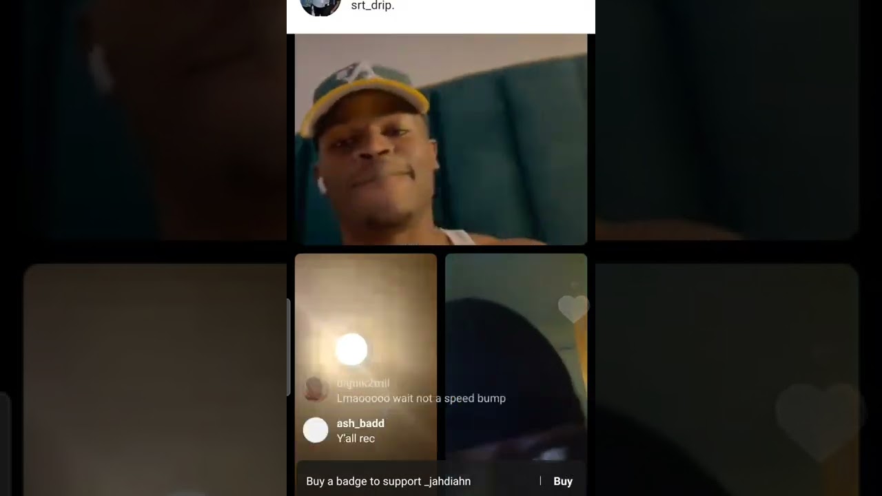 this live was soo funny 😂😂😂#jahdiah#shamar#riceteeth