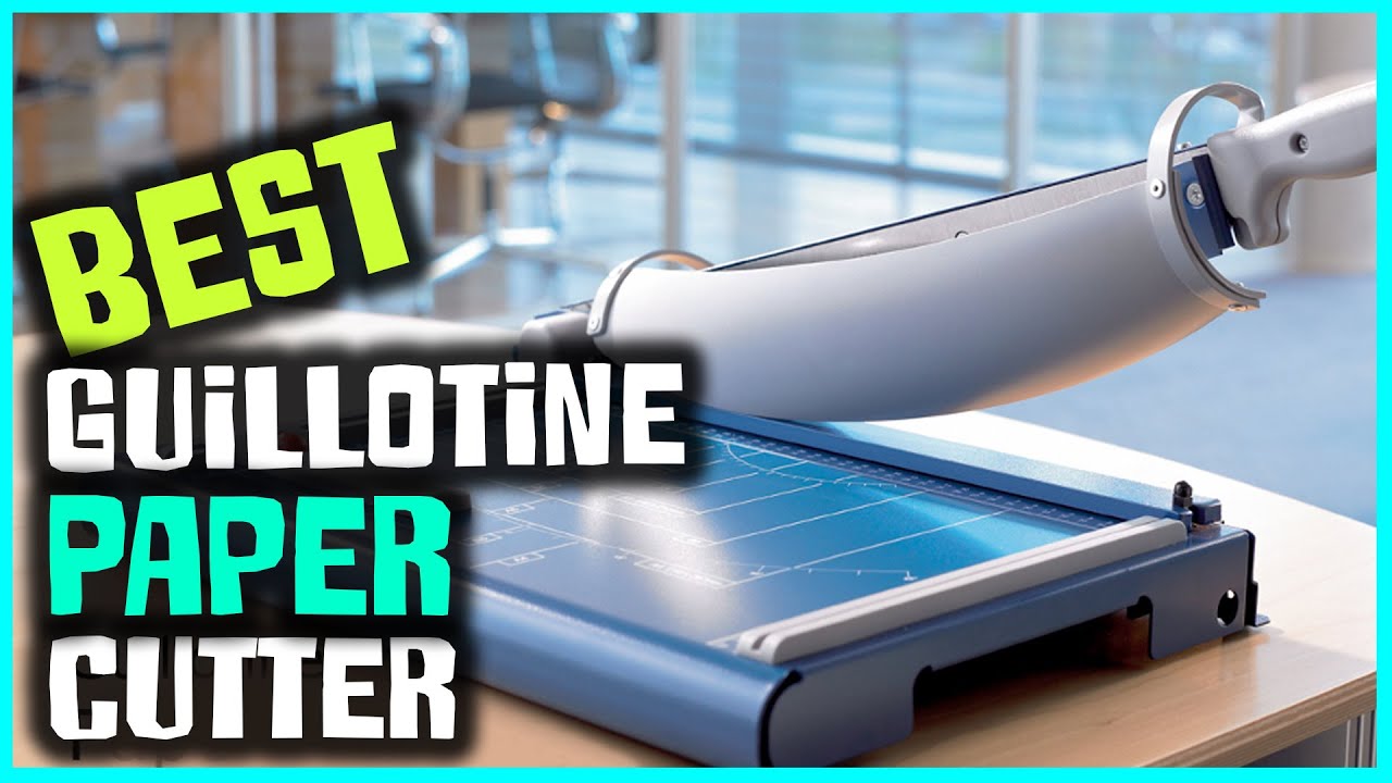 Best Guillotine Paper Cutters 2023 [Top 5 Review] AntiMicrobial Guillotine Paper Cutter