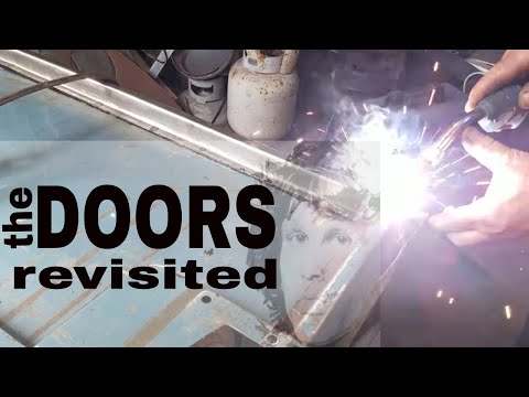 Land Rover Door frame Rust Repairs- Make and fit new bottom frame section