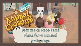 Animal Crossing New Horizons Gameplay | Day 17 - The K K  Slider Show