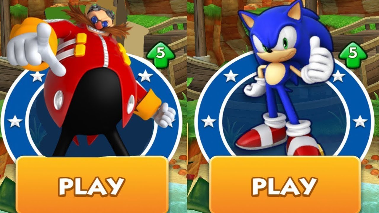 Sonic Dash Doctor Eggman Fight Gameplay Sonic (iOS,Android) - YouTube