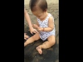 My 9months old babyliam @bagacbeach beach