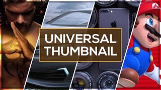 Universal Multi Image Thumbnail Tutorial/FREE Template | Photoshop CC 2017