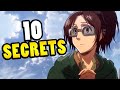 10 secrets que vous ignorez sur hange zo  snk 