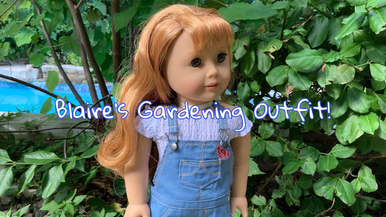 American Girl Blaire’s Gardening Outfit Unboxing and Review YouTube
