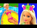 5-minute Barbie Hacks; DIY Barbie Swimming Pool, LOL dollhouse, and more