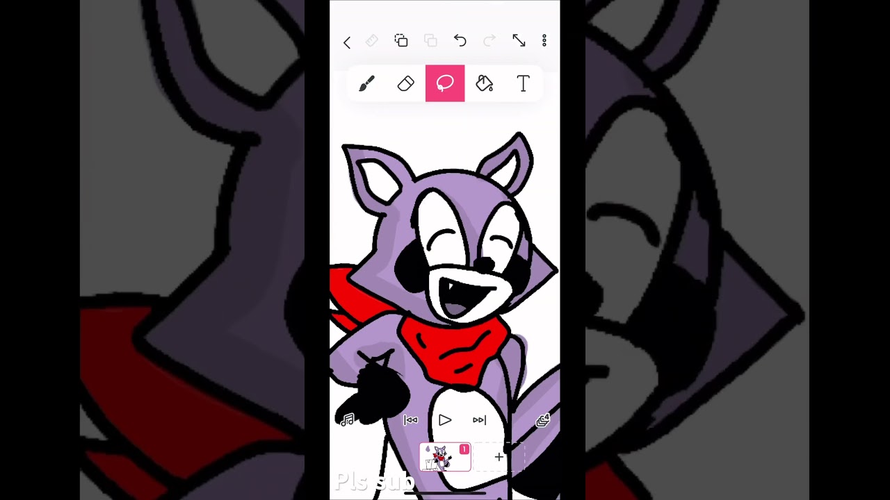 Indigo park rambley the raccoon art 