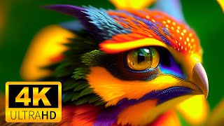 Unique animal collection - 4K (60fps) Ultra HD - With natural relaxing sounds (color dynamic)