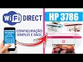 como IMPRIMIR com o celular na HP 3786 | Não precisa de computador para configurar!