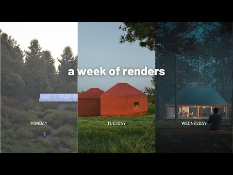 I RENDERED an image EVERYDAY for a week! This is what I learned.