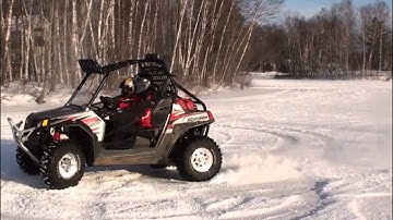 Polaris RZR S snow and ice donuts