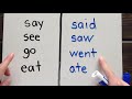 Understanding Past Tense Verbs