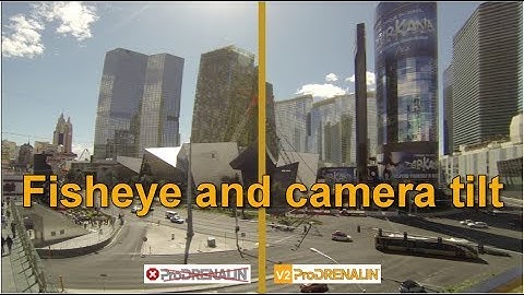 Correction of fish-eye optics and camera tilt --- proDAD ProDrenalin Tutorial