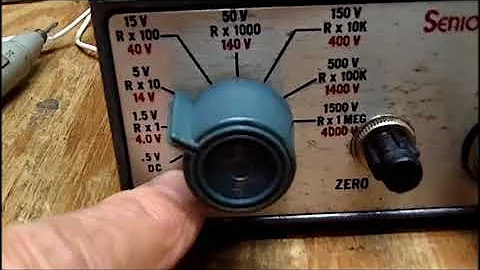 Working On The RCA WV 98C Voltohmist