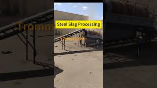 Steel slag processing--steel recycling plant #steelrecycling #recyclingplant  #recyclingequipment
