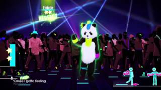 I Gotta Feeling Panda - The Black Eyed Peas - JustDance 2016 - 5* - 1080p HD screenshot 3