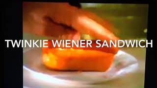 Making a Twinkie Wiener Sandwich