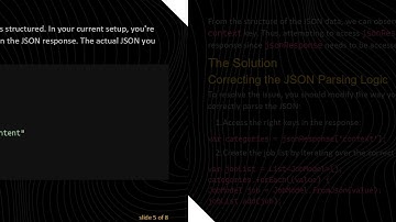 Fixing the NoSuchMethodError in Flutter: Understanding JSON Parsing