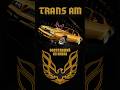 Восставший из Пепла - Pontiac Firebird Trans Am #shorts