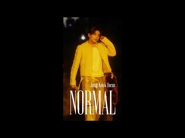 NORMAL (Korean Ver.)' Stage CAM (Jung Kook focus) @ BTS WORLD TOUR