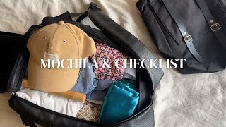 Mochila para viaje en auto + eBook checklist ✔️