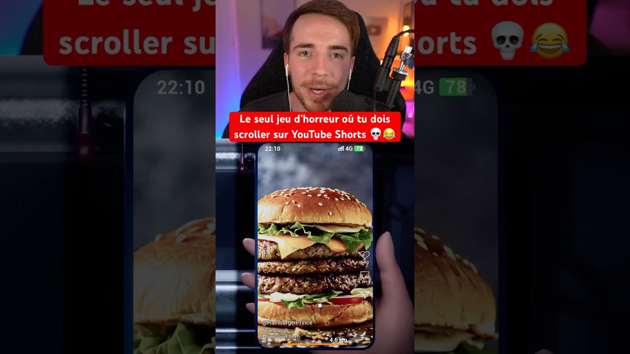 LE SEUL JEU D’HORREUR OÚ TU DOIS SCROLLER SUR YOUTUBE SHORTS 💀😂