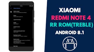 Redmi Note 4 | Resurrection Remix  6.0 official | Android 8.1.0 Oreo ROM