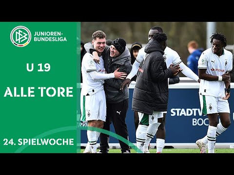 Zweikampf im Westen, Hertha liefert weiter | Alle Tore A-Junioren Bundesliga Woche 24