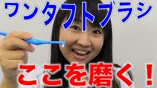 ワンタフトブラシでここを磨く！　口腔ケアチャンネル　584（口腔ケアチャンネル2　＃257）